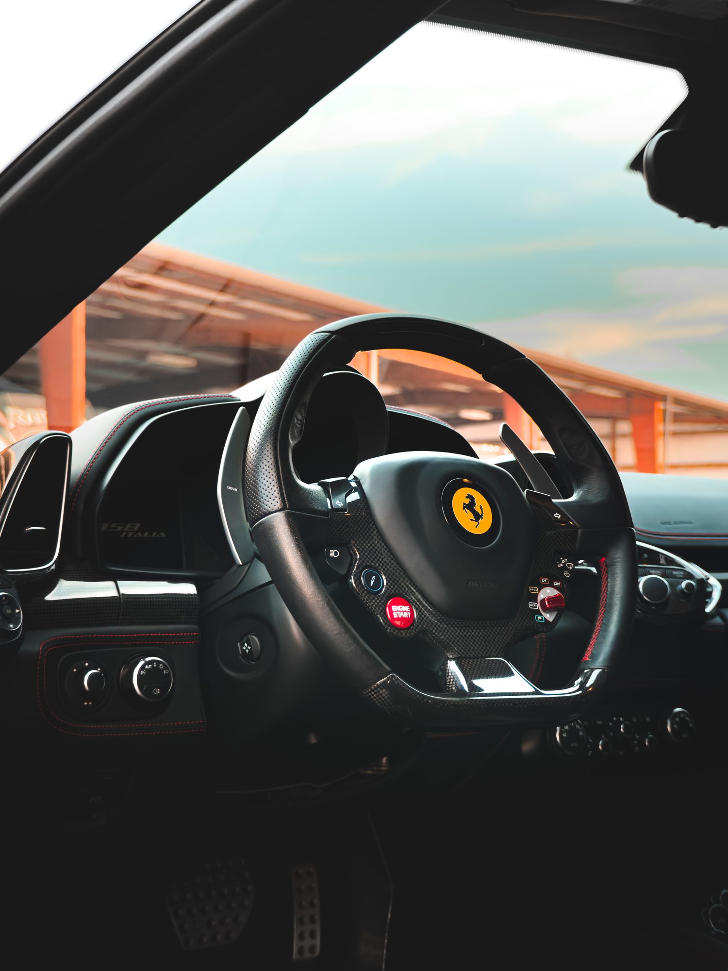 Ferrari 458 Italia steering wheel