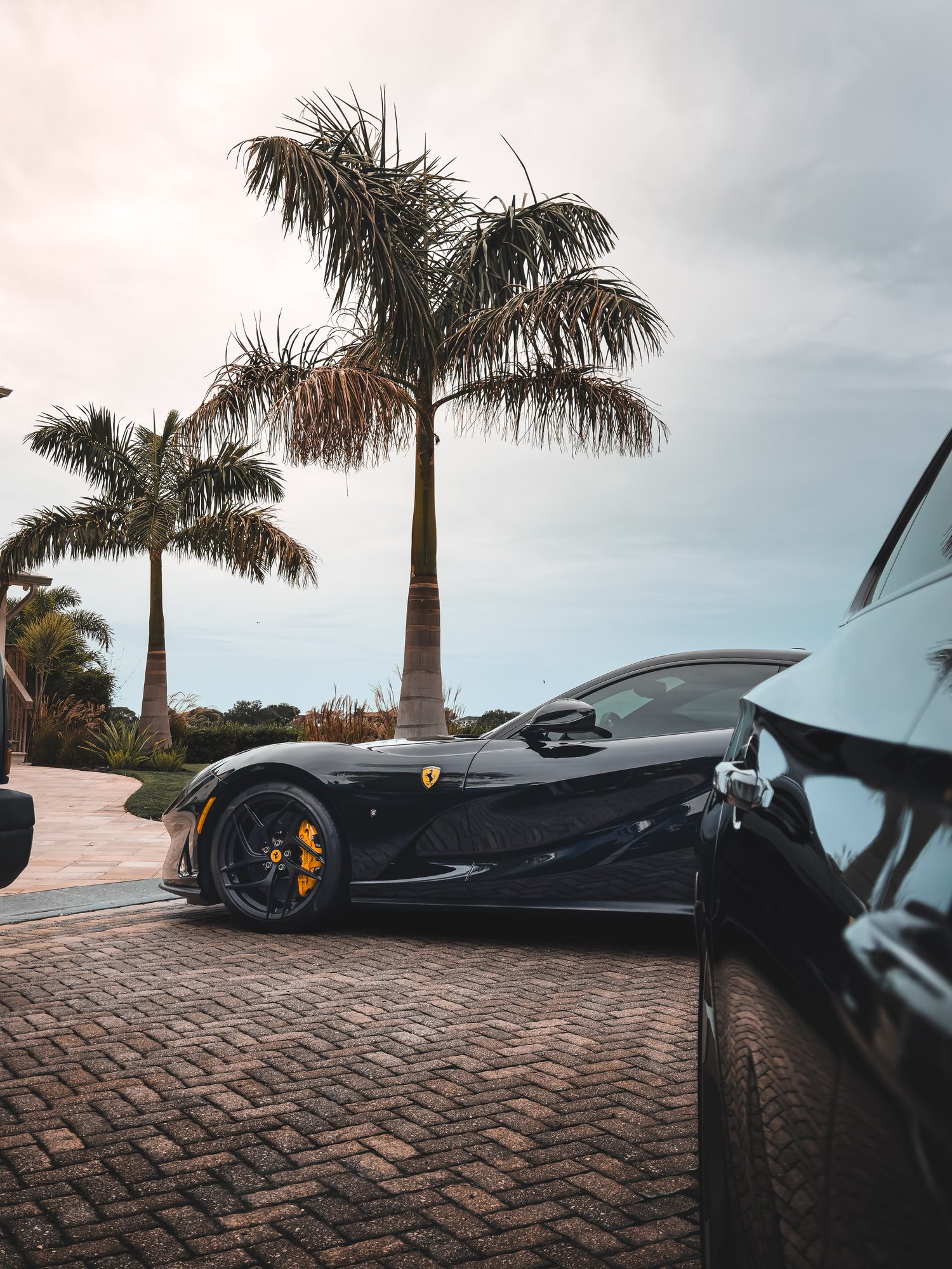 Ferrari 812 Superfast, rear three-quarter at the waterfront