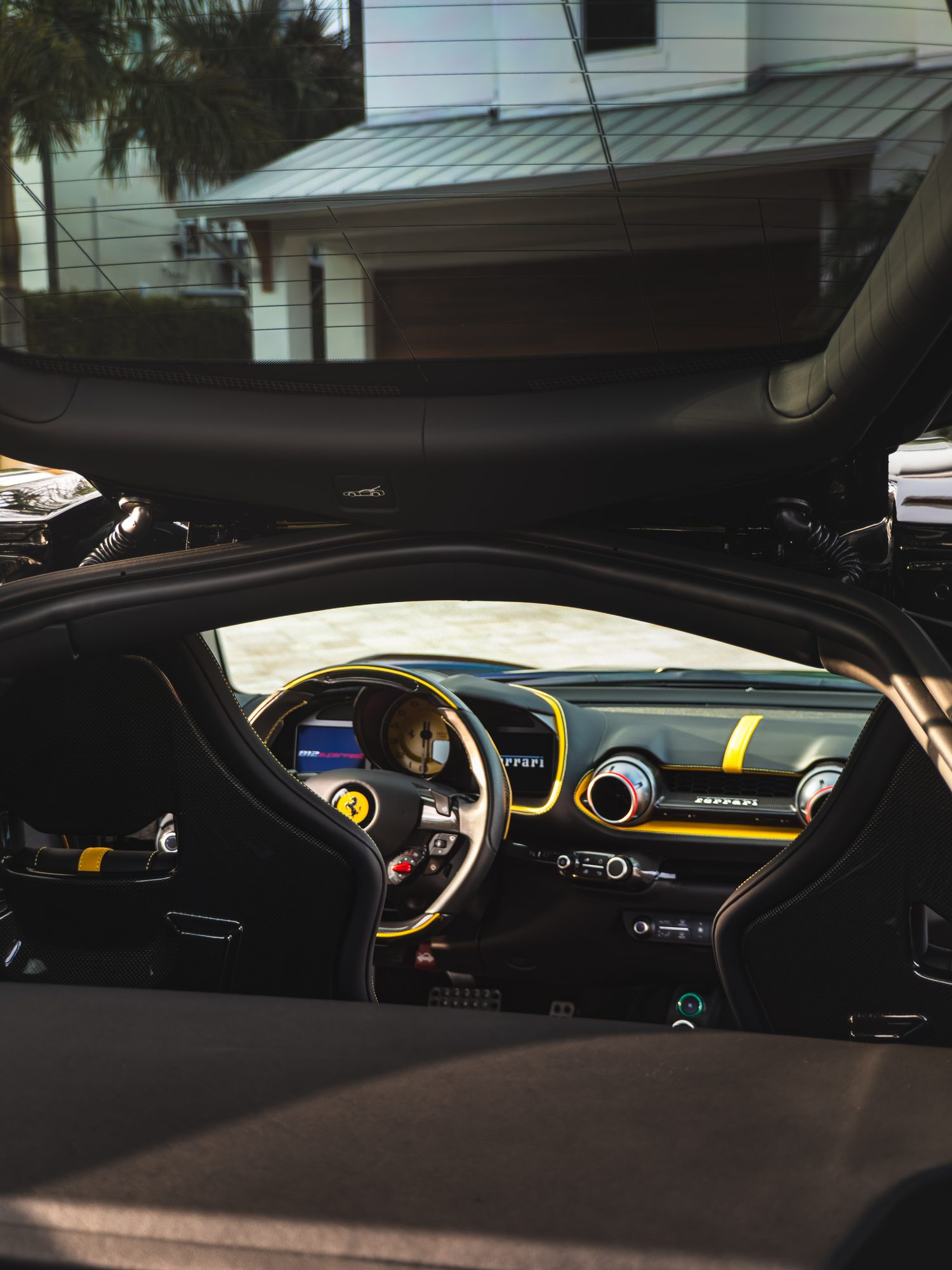 Ferrari 812 Superfast cockpit