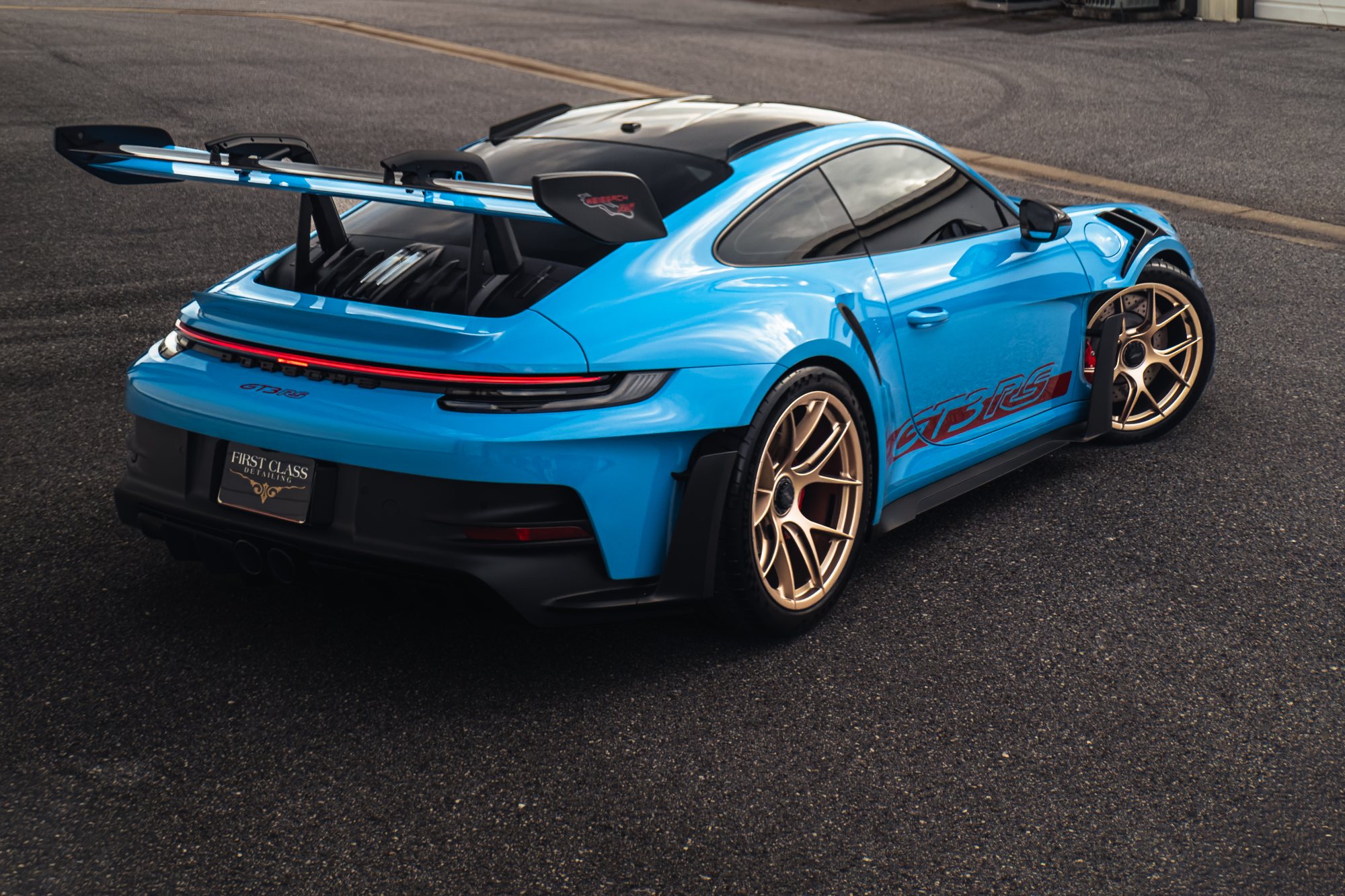 Porsche 911 GT3 RS, rear three-quarter