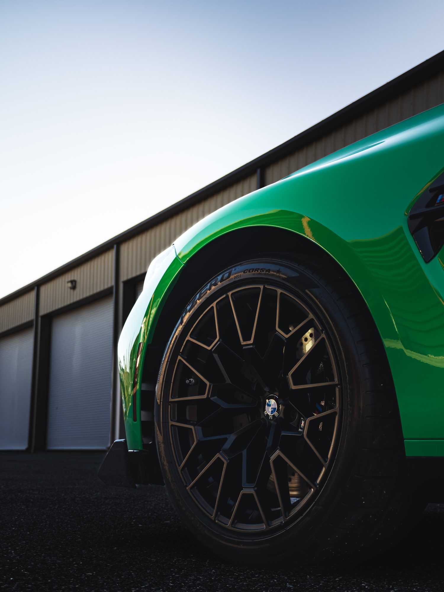 M3 CS front wheel and fender