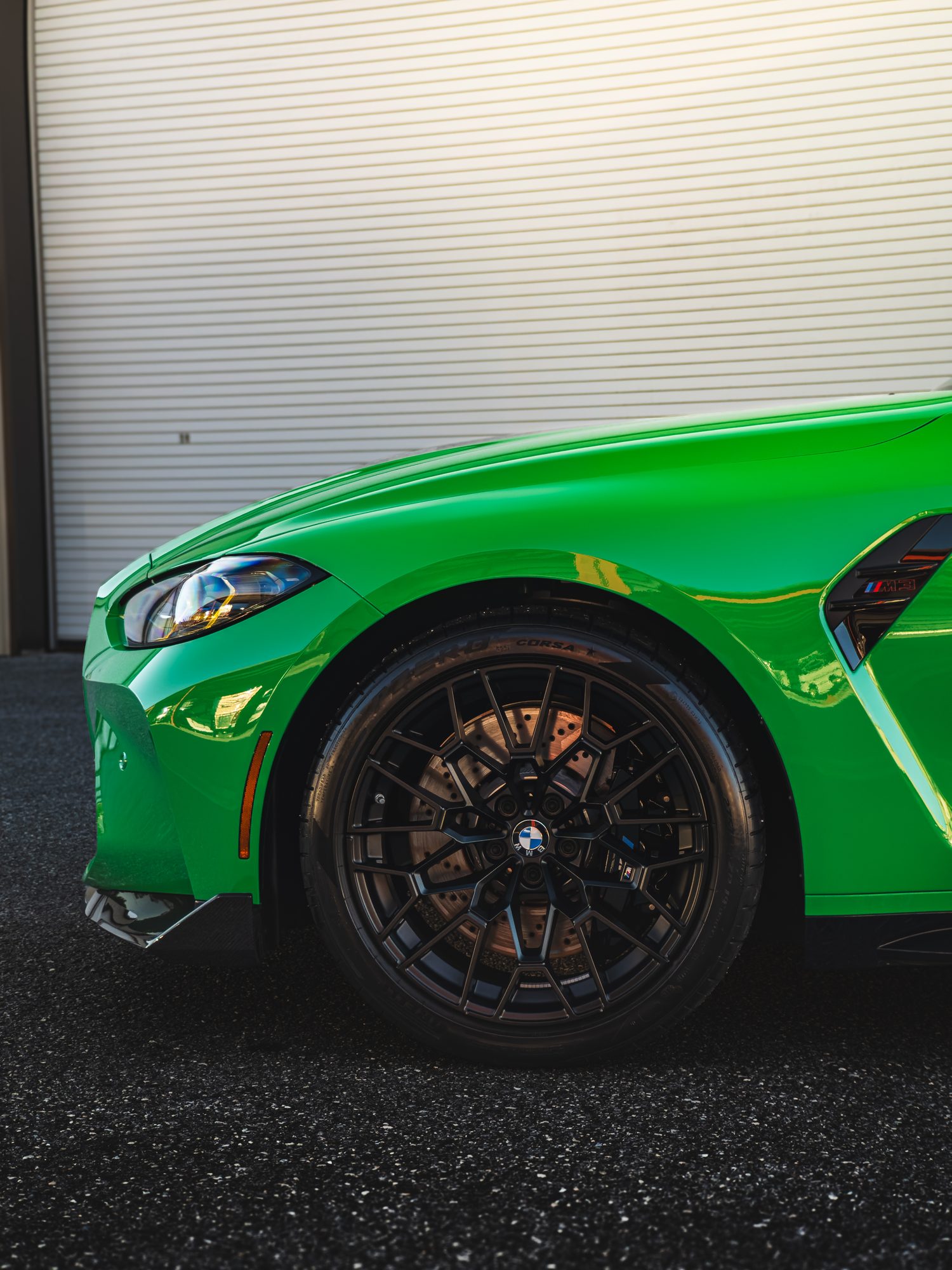 M3 CS front wheel, profile
