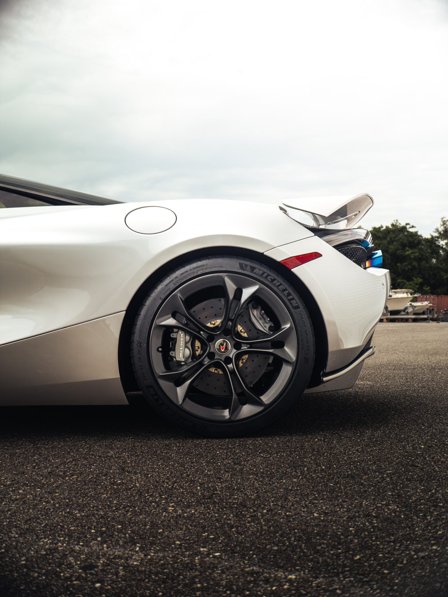 McLaren 720S rear wheel