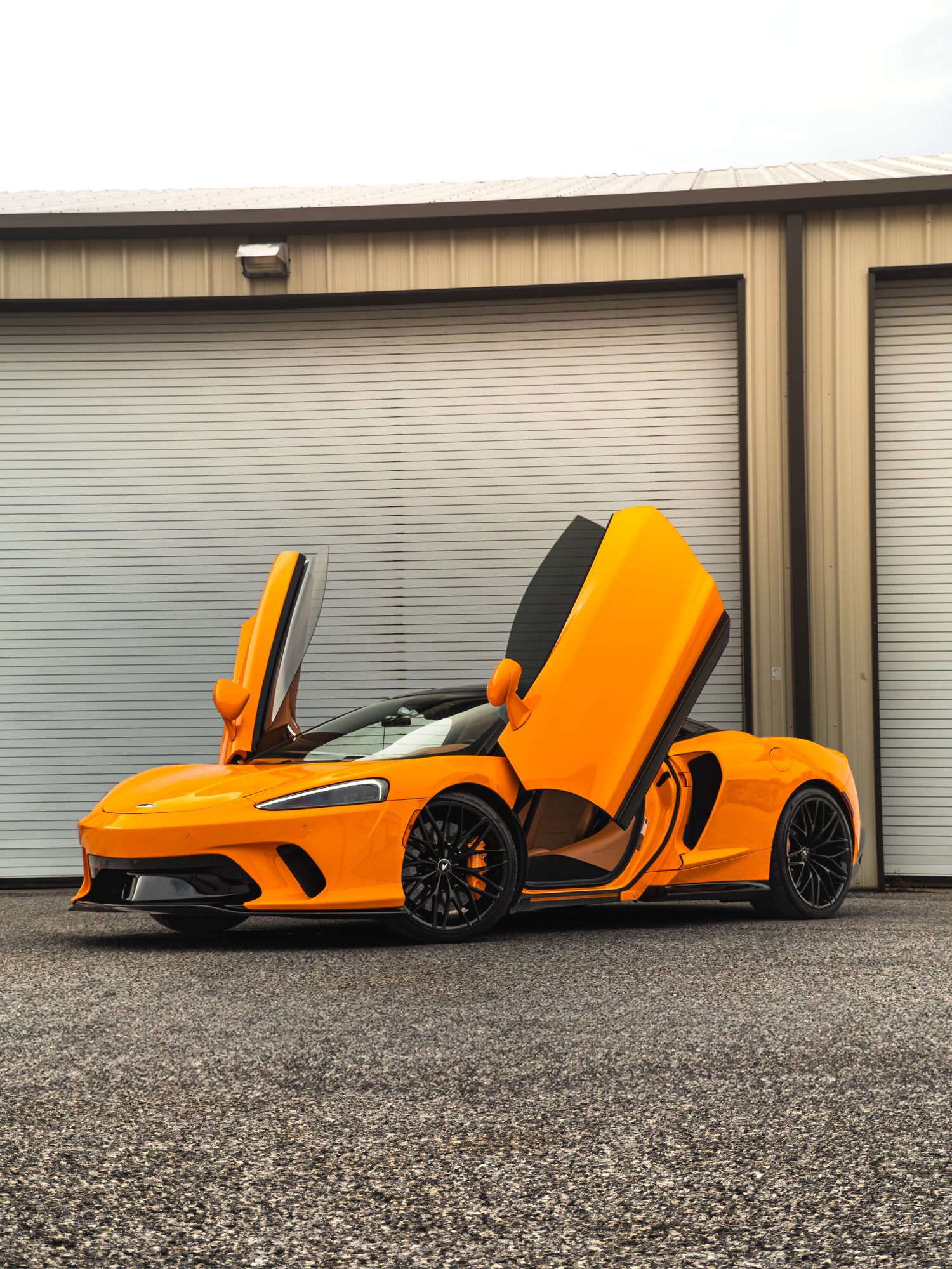McLaren GT with dihedral doors open
