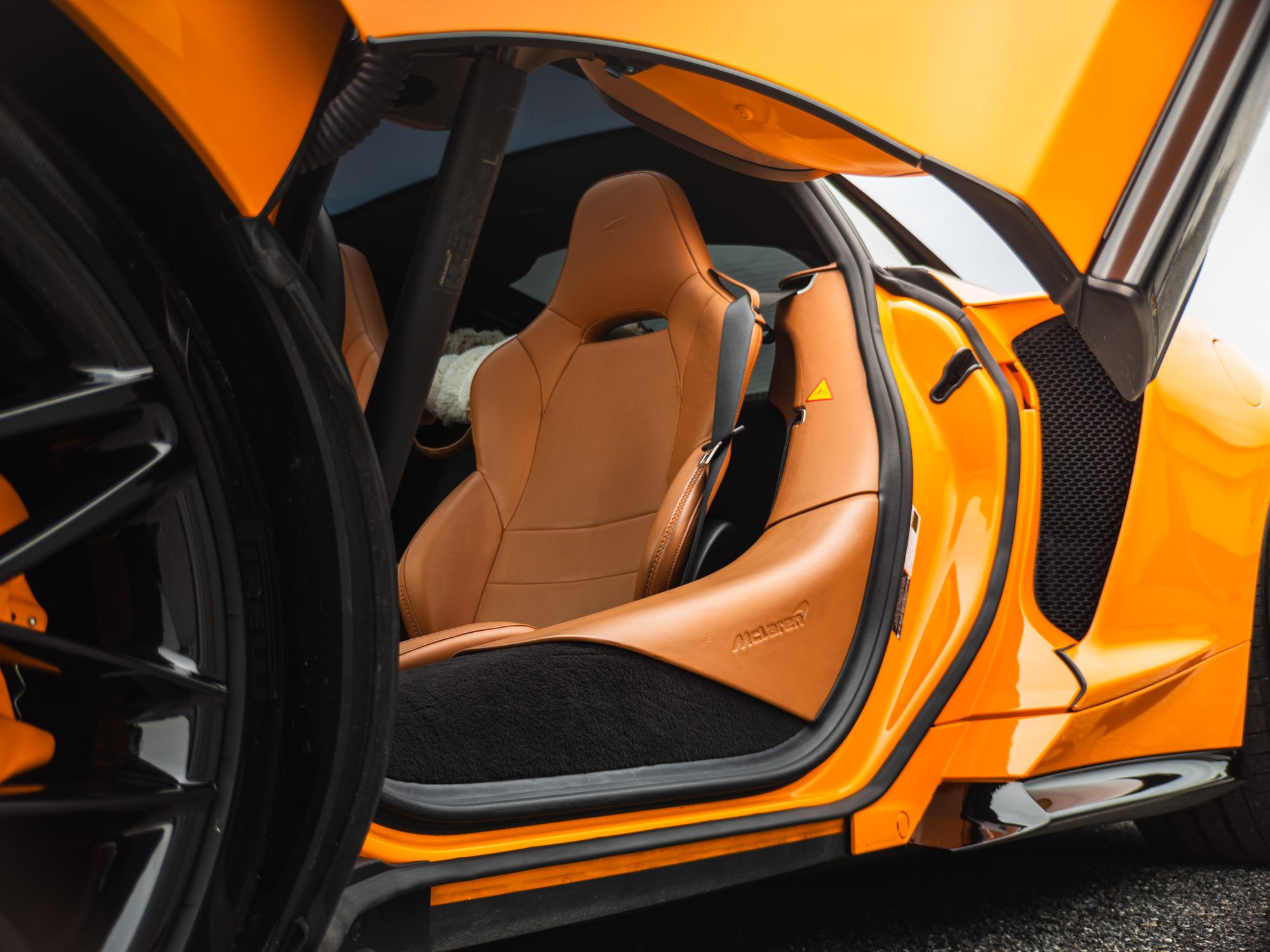 McLaren GT tan interior