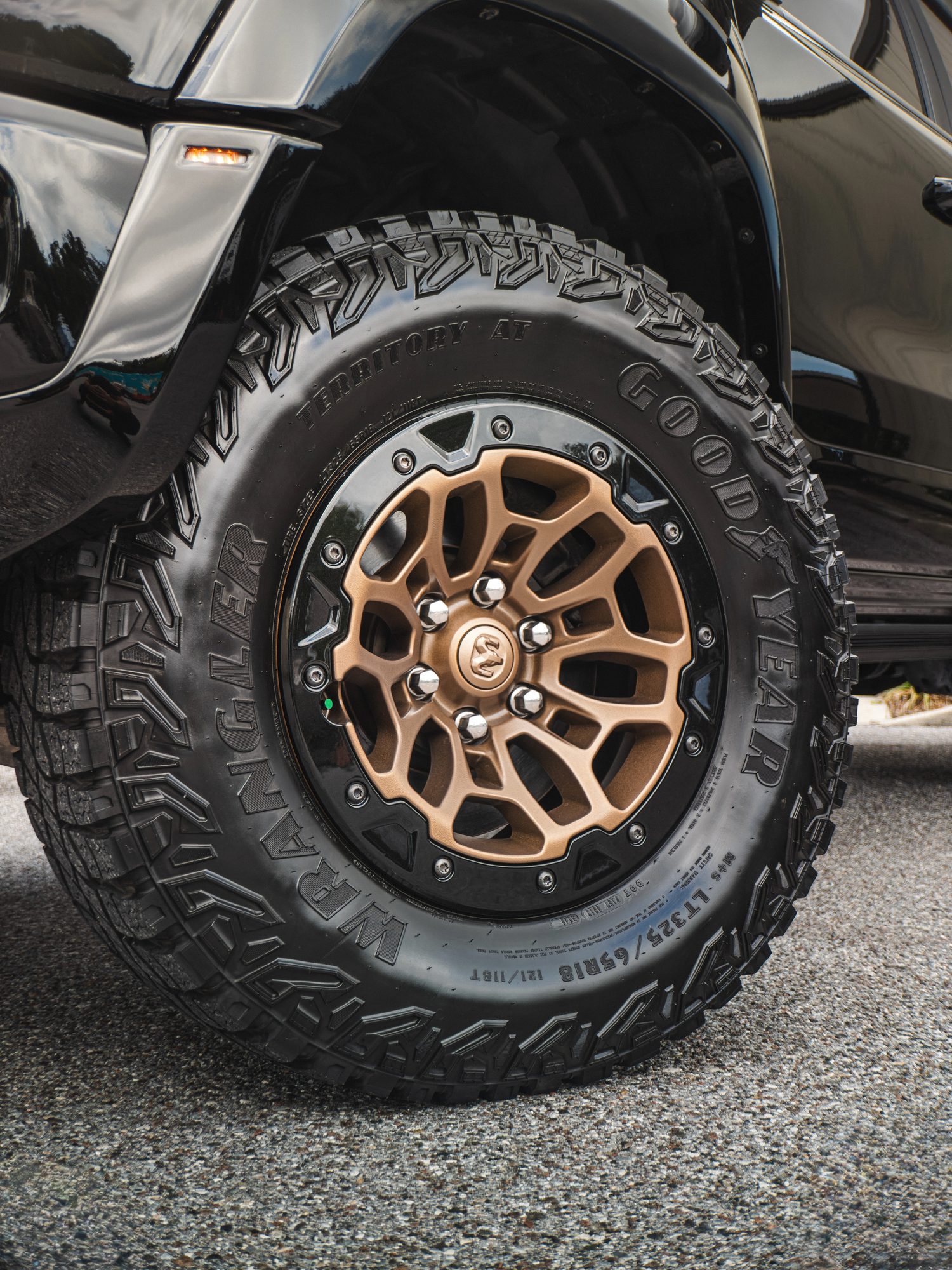 RAM TRX bronze wheel